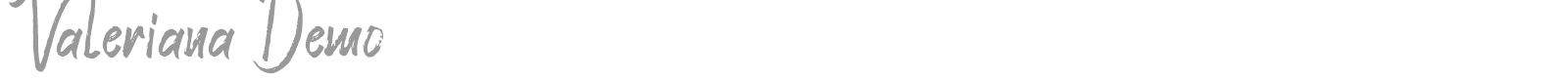 Valeriana font preview